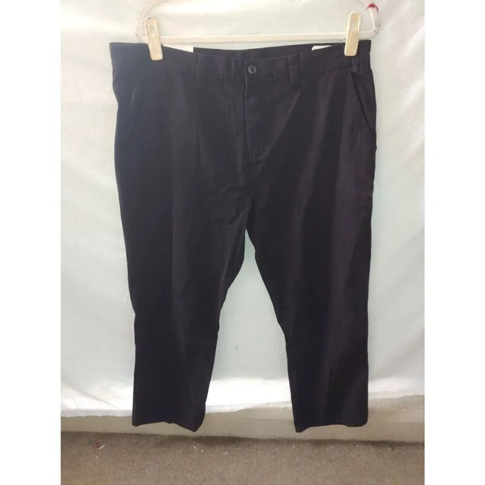 Primark Denim Co. Men's 38x30 Black Flat Front Chino Pants